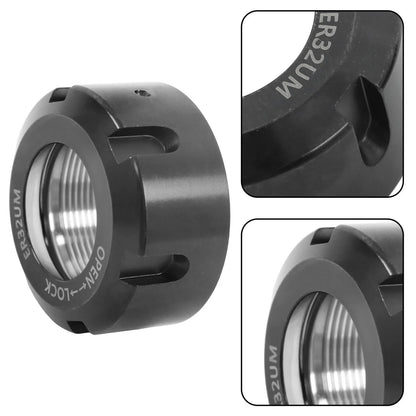 2X ER32UM Collet Clamping Nuts for CNC Milling Chuck Holder Lathe