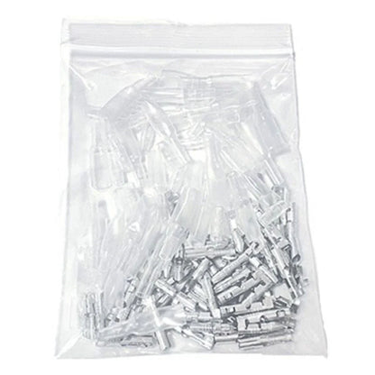 Set of 50 Car Electrical Wire Connectors Copper Crimp Terminal 4.0mm