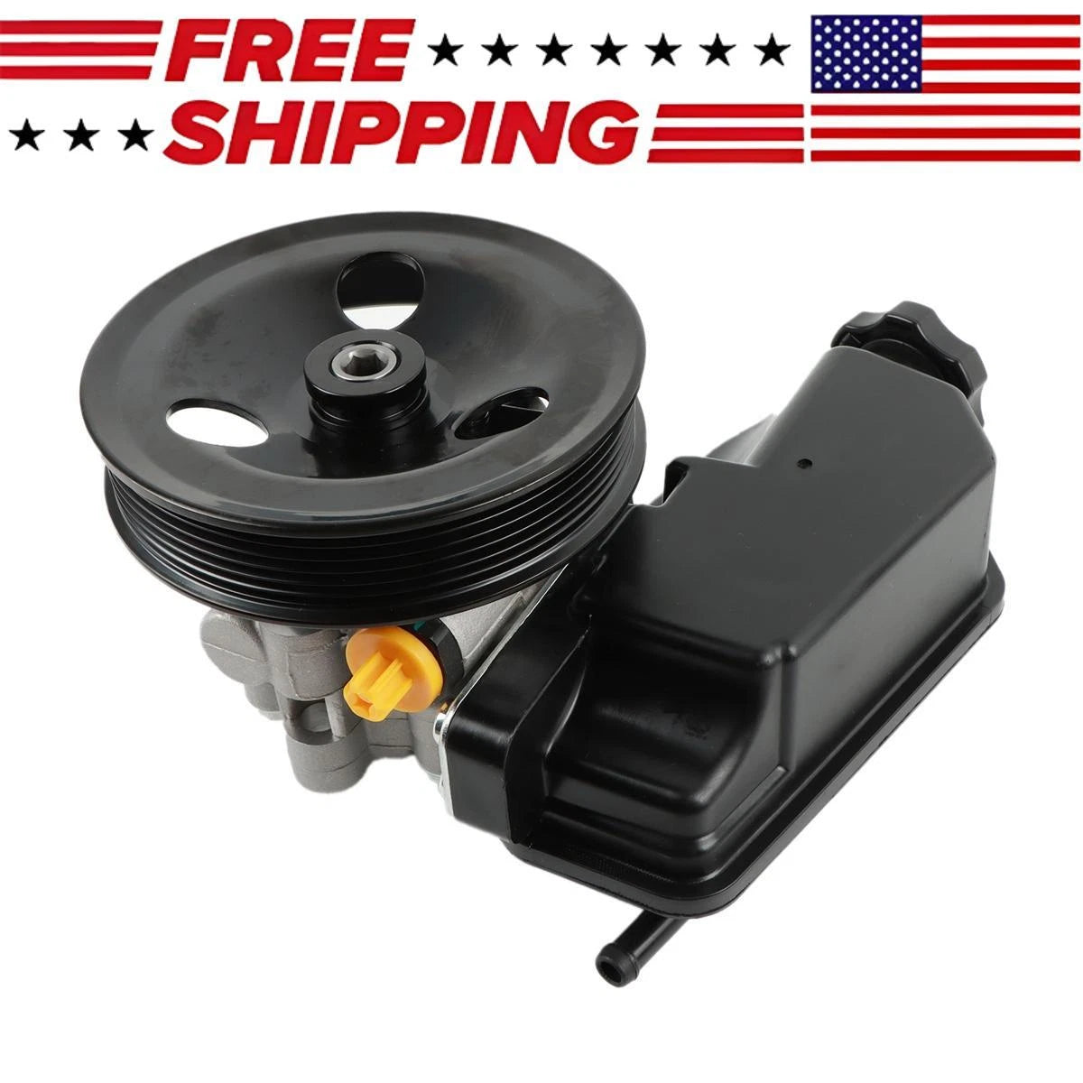 Power Steering Pump for Dodge Dakota, Mitsubishi Raider (2005–2007) 52855186AF, 52855186AG, 52855186AD, 52855186AE