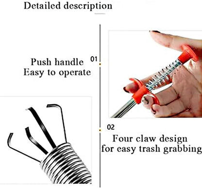 Flexible Grabber Claw Tool for Pickup (4 Claws, Bendable)
