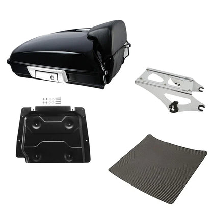 Razor Trunk Backrest Pad Mount Rack for Harley Touring CVO Road Glide (2014–2026)