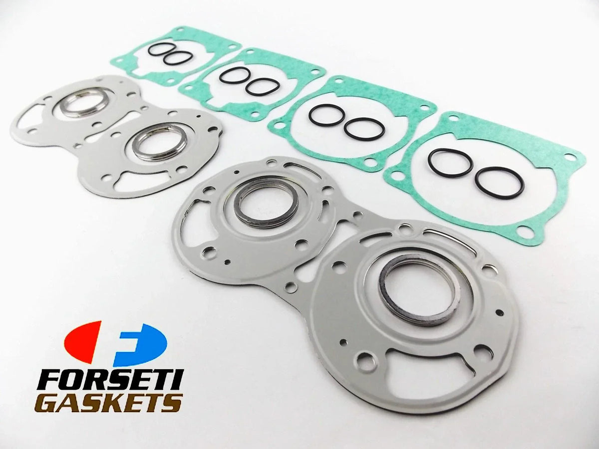 1mm O/S FORSETI Top End Kit 57.4mm Piston Set Gasket Kit for YAMAHA RZ500 (84-86)