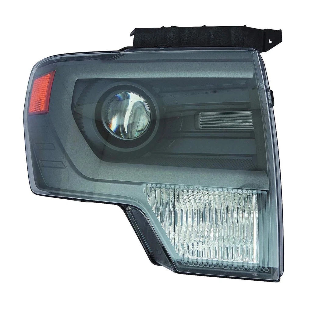 Passenger Side Headlight for Ford F-150 (2010–2014) CAPA HID Gray Trim, FO2519122