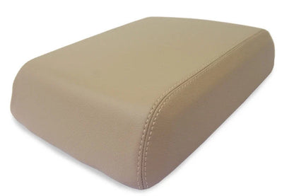 Center Console Armrest Cover for Ford F250 (1999–2010) Beige Leather Synthetic