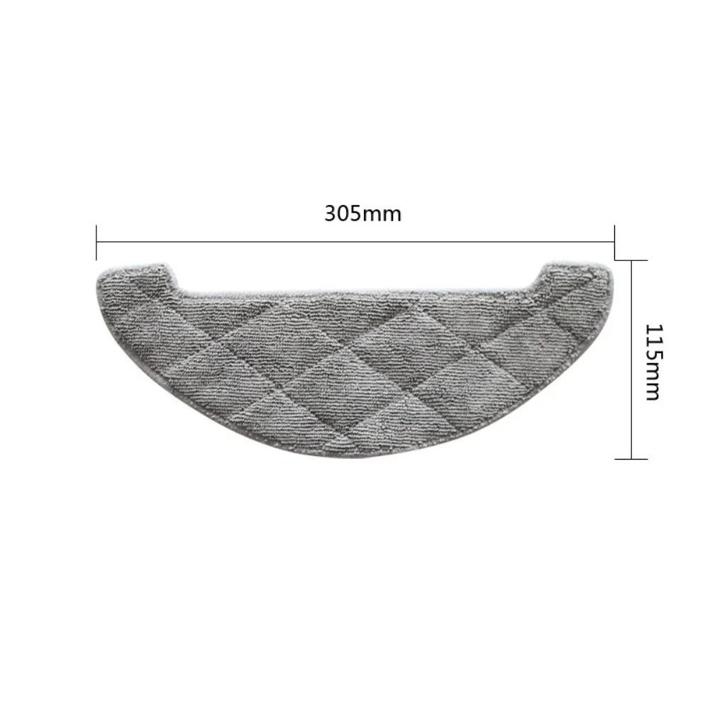 Microfiber Mop Cloth Kit for Coredy R750 Pro R758 Pro Vacuum Cleaner