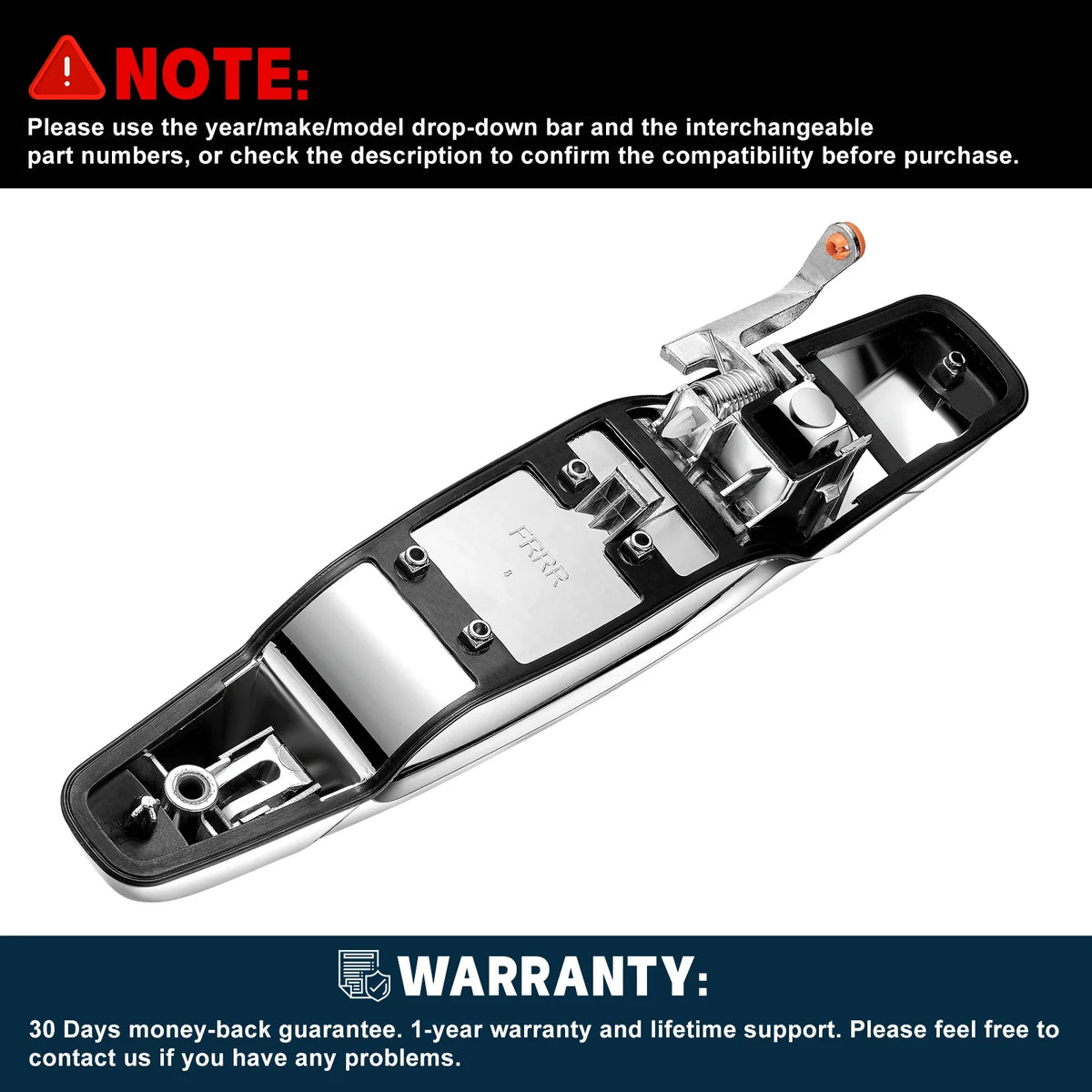 Exterior Chrome Door Handle Front Right for 2007-2013 Chevy Silverado GMC Yukon