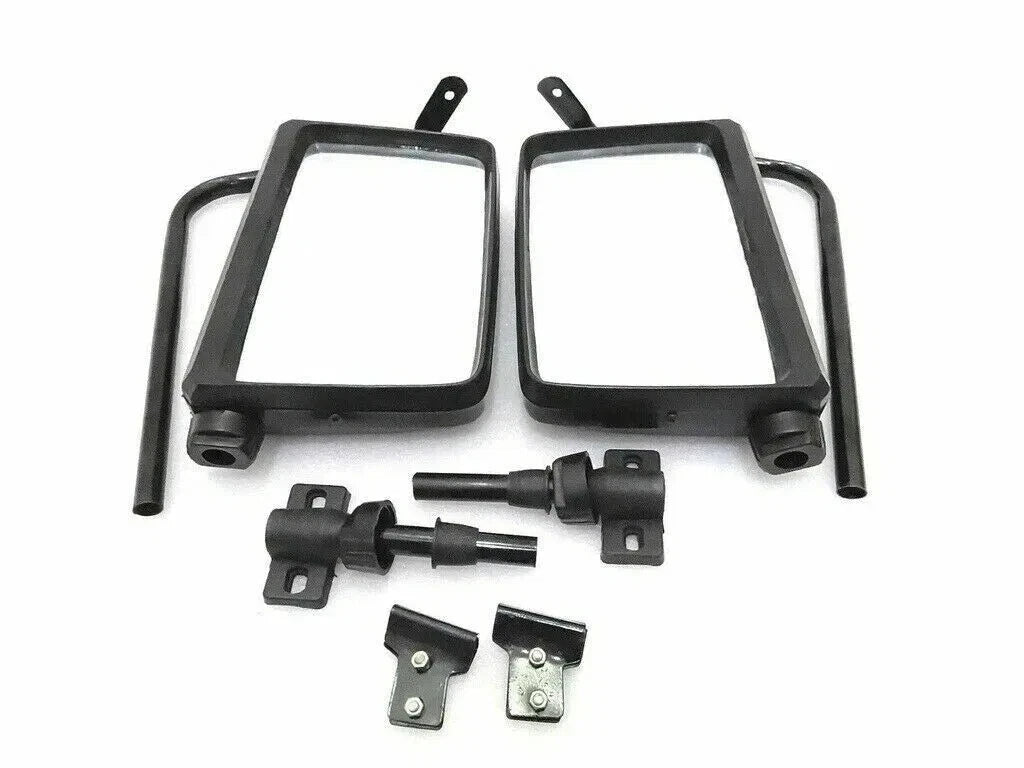 Set of 2 Chrome Side View Convex Mirrors for Suzuki Jimny Sierra Samurai (–) 84701M75M10, 84701M80110