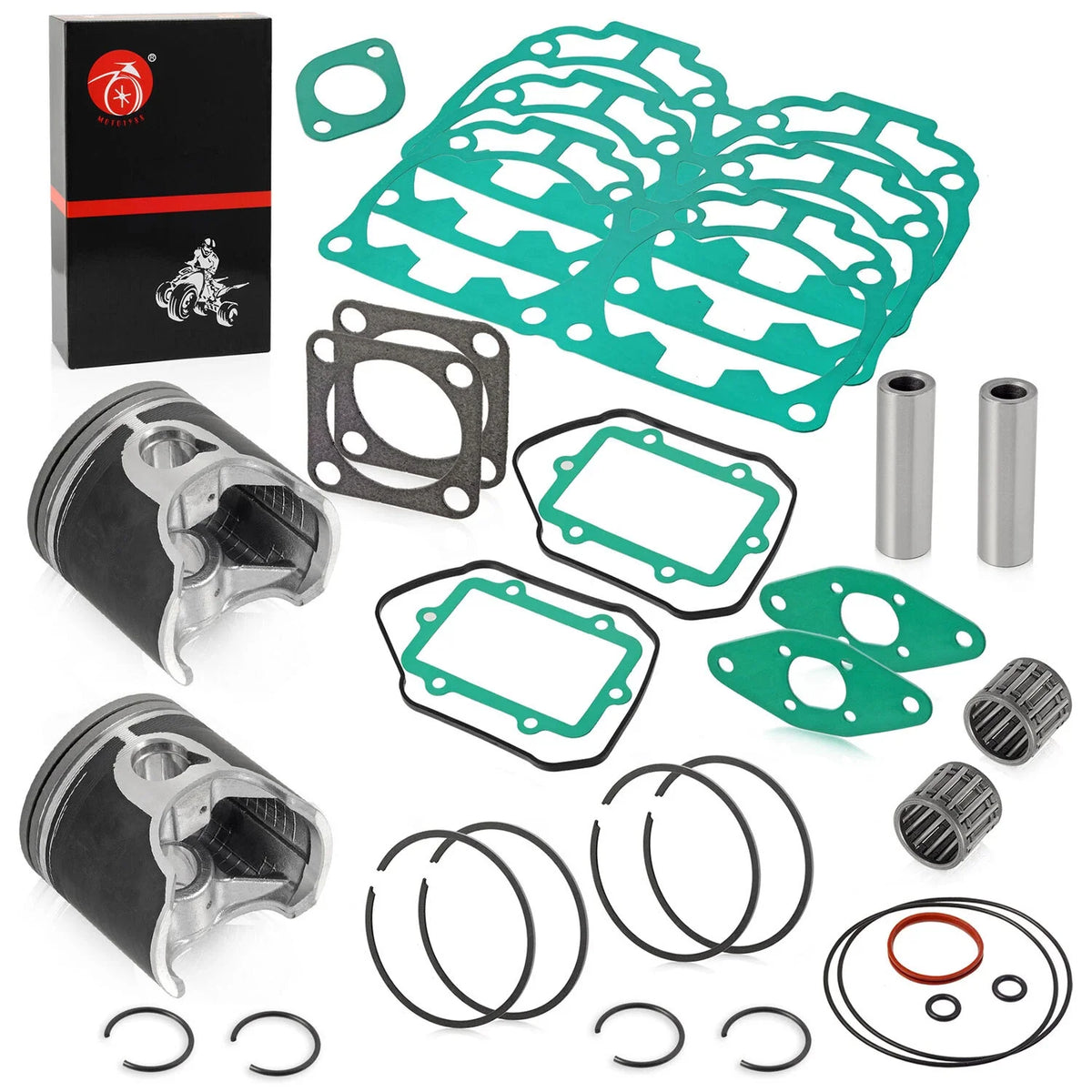 Top End Rebuild Kit Pistons 82mm STD Ring Gasket for Ski-Doo Summit 800 (2003–2006)