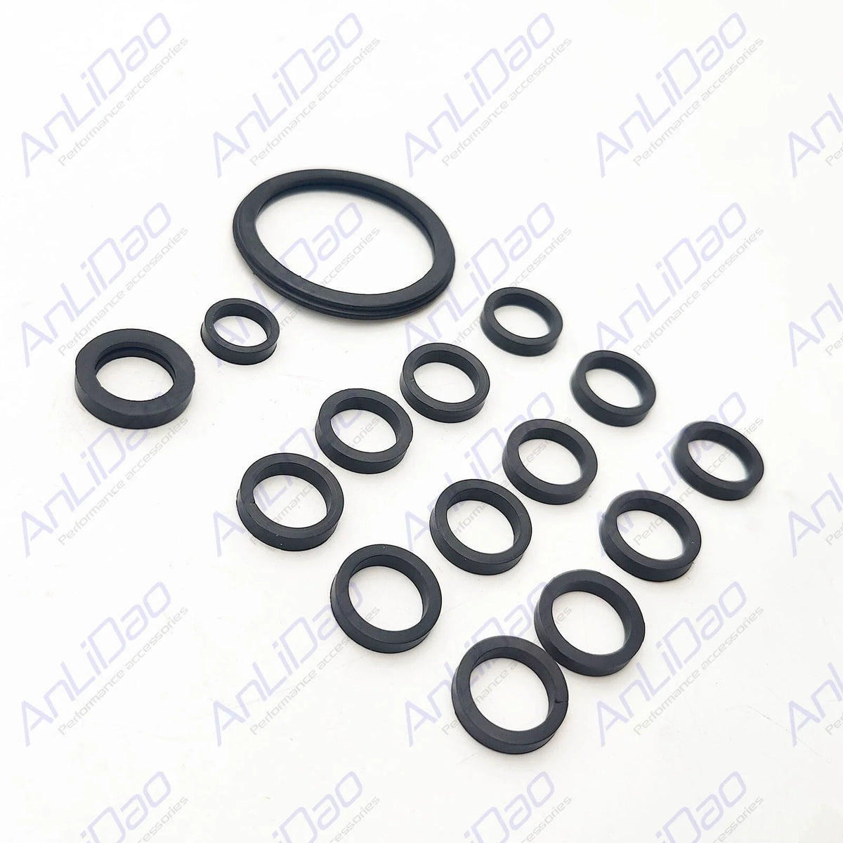 Set of 4 Water Pipe Leak Sealant Rings for Volvo Penta MD11C MD17C MD17D MD11D
