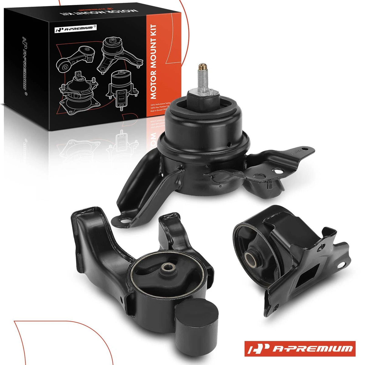 3X Engine Motor Mount for Hyundai Sonata (2011–2014) 219103S150, 218102T000, 218103Q750