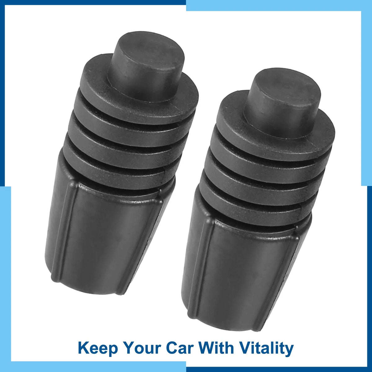 2X Hood Rubber Bumpers for Honda Civic Accord Spirior