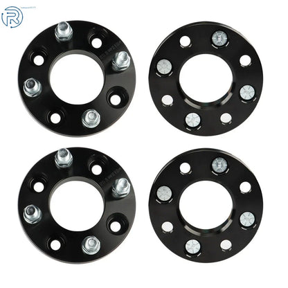 Set of 4 Wheel Spacers for Club Car Golf Cart (1" 4x4, 1/2x20 Studs, 62mm Hub Bore)