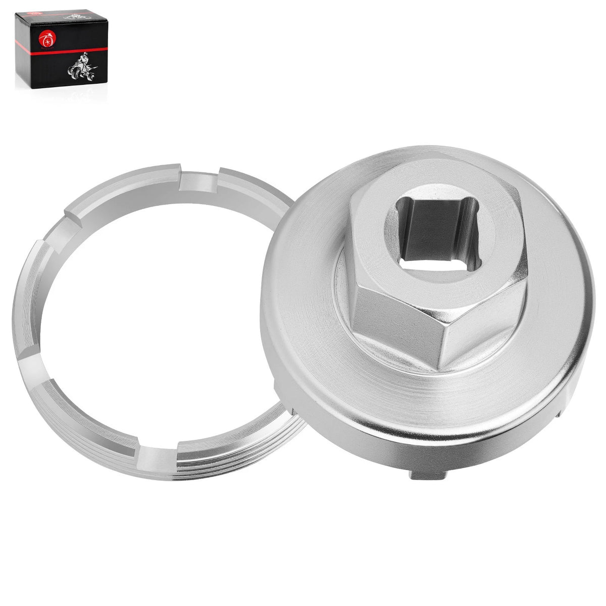 Rear Wheel Bearing Retainer w/ Tool 44mm for Honda CR500R (1984–2001) 41231-KZ4-000, 08-0228