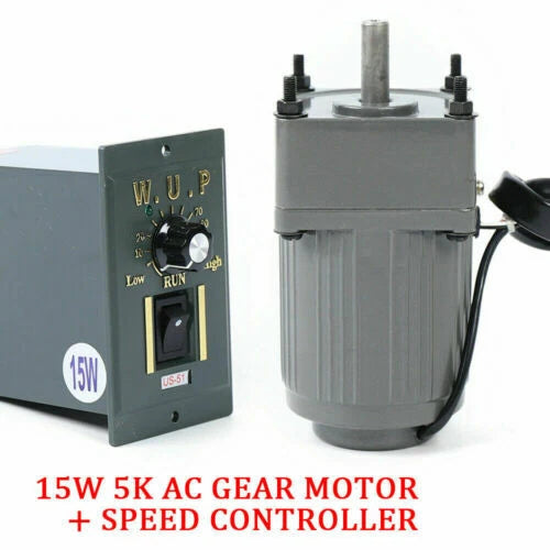 15W Adjustable Speed Motor for Geared AC Applications