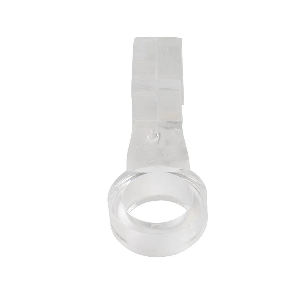 1/4" Clear Free Motion Couching Ruler Presser Foot for Low Shank