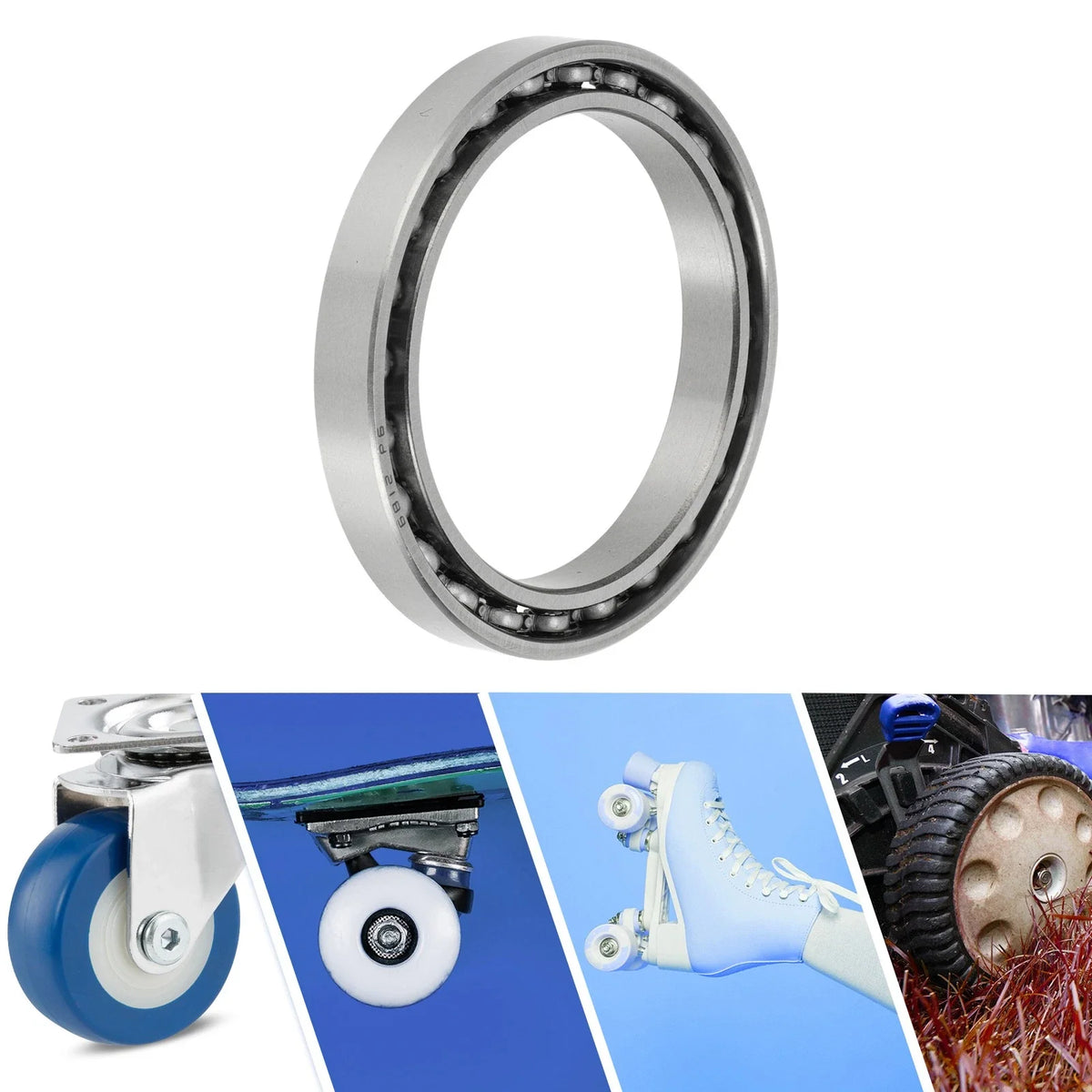 6812 Deep Groove Ball Bearing for Scooter Skateboard Wheel (60x78x10mm)