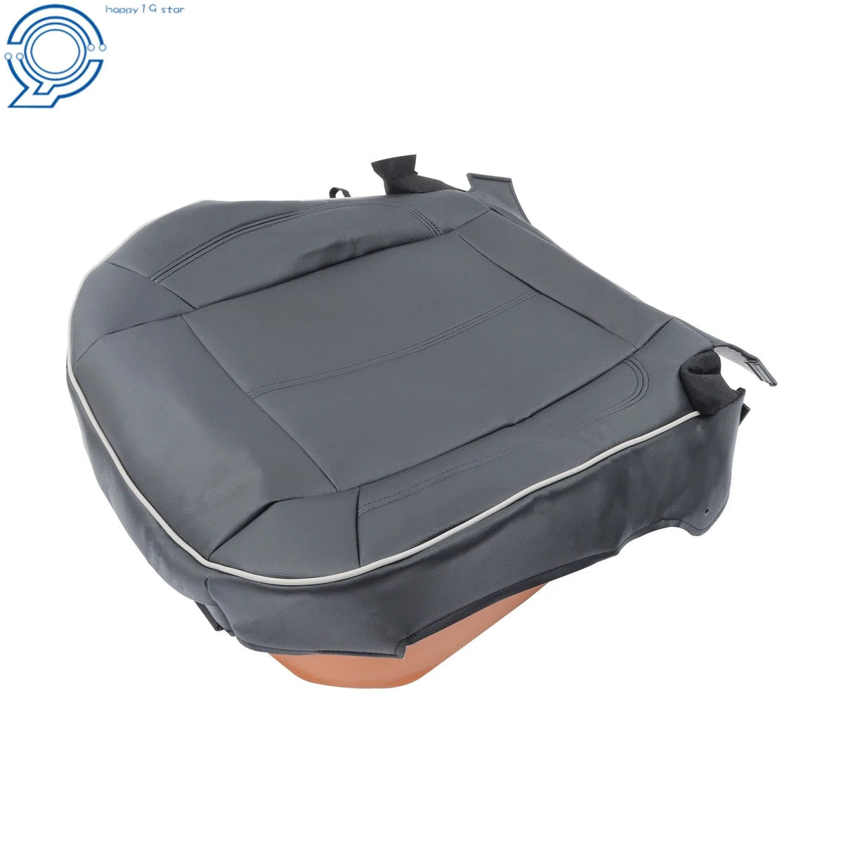 Driver Bottom Cushion Cover for Hummer H3 (2006–2010) Black Leather