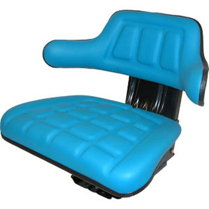 Blue Wrap Around Seat with Arms for Hesston (W200BU)