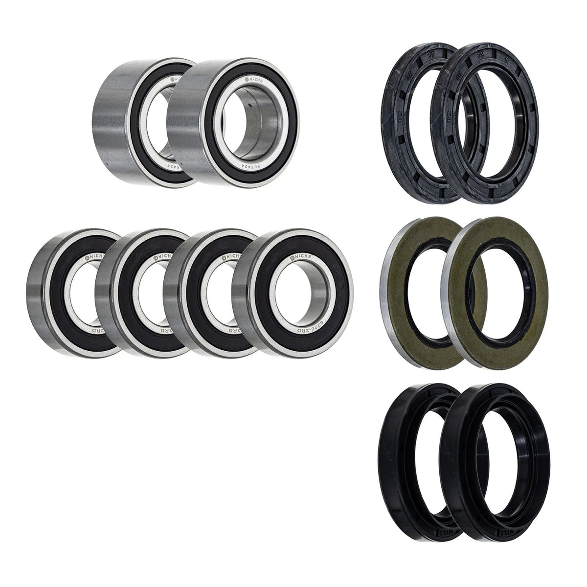 Wheel Bearing Seal Kit for Honda ATC70 (1973–1977) MK1008344, 6202-2RS, 6205-2RS