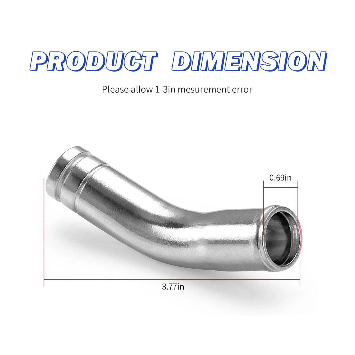 Water Pump Joint Tube Coolant Radiator Hose for Yamaha RZ350 (1983–1990)