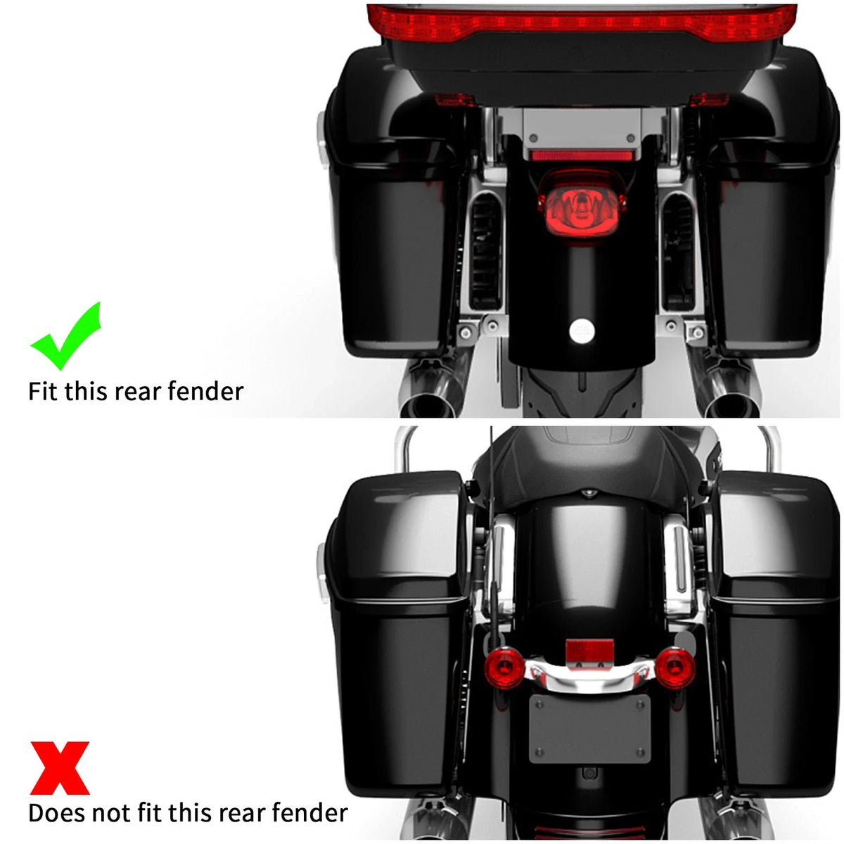Saddlebag LED Filler Lights for Harley Touring (2014–2024)