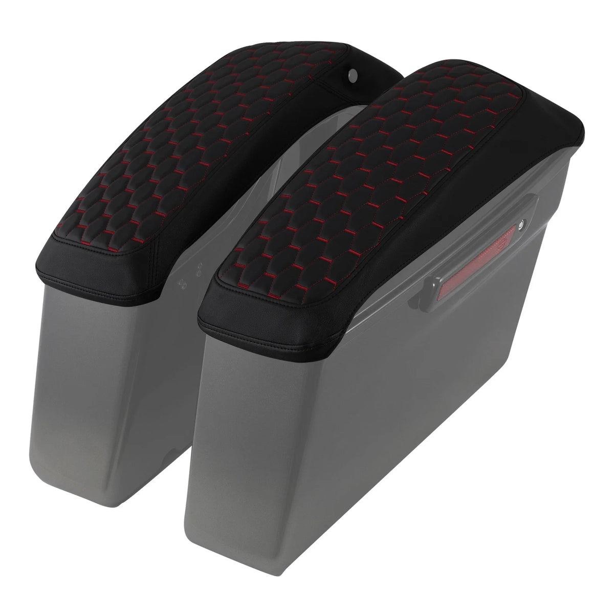 Hard Saddlebags Lids Cover for Harley Touring Electra Glide (2014–2023) Black