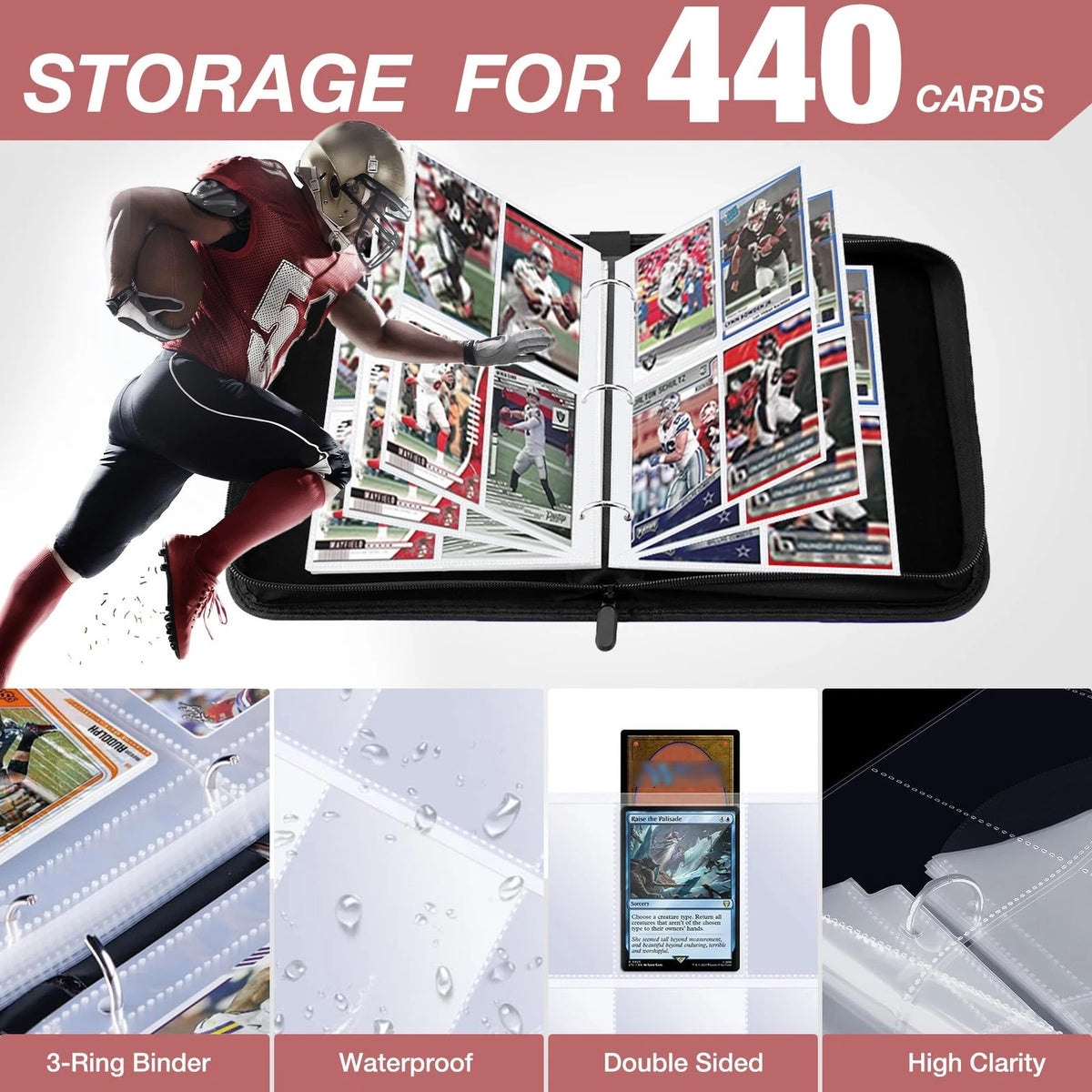 Football Card Binder for 2025-2026 Trading Cards