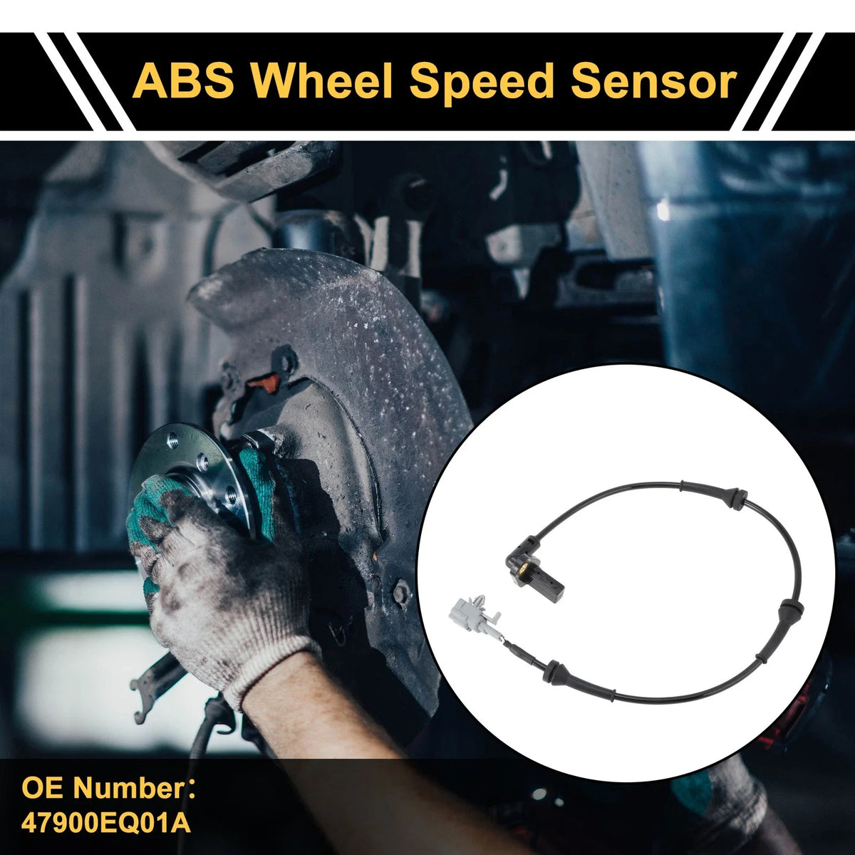 ABS Wheel Speed Sensor No. 47900EQ01A for Nissan X-Trail T30 (2004–2007)