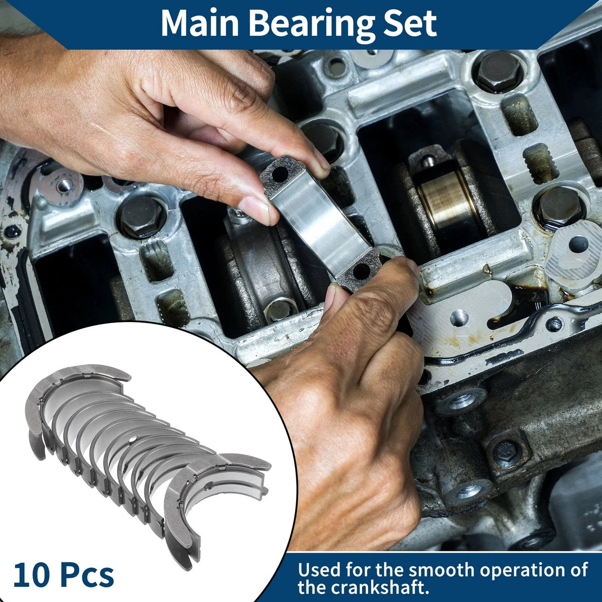 Main Bearing Set No. 11217598959 for BMW 125i (2010–2016)