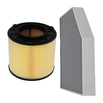 Set of 2 Engine & Cabin Air Filters for Audi S6 (2013–2018) WA10866 LAK667 CAF4439