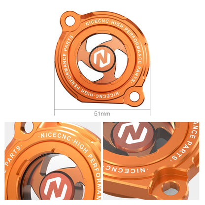 CNC Engine Oil Filter Cap Plug for KTM 250 EXC SXF XCF EXC-F (2001–2012)