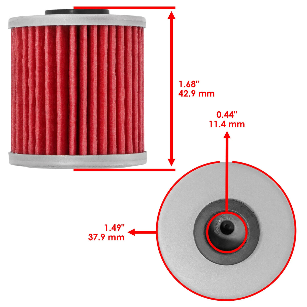 Oil Filter for Beta Evo 250 300 (2010–2013) SC3868FL110DM, 1651035G00, K520100001, 520100001