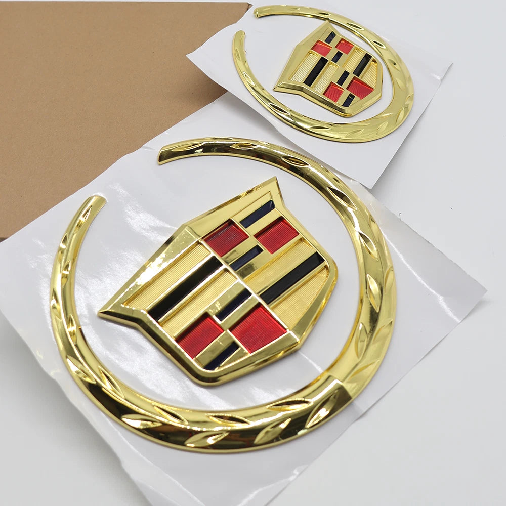 Gloss Gold Emblem Badge for Escalade ATS CTS STS