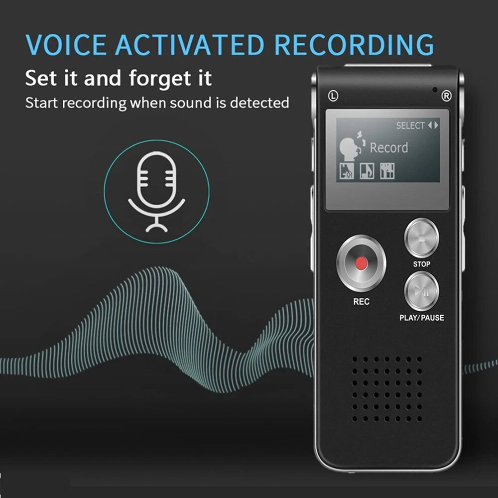 Digital EVP Voice Activated Recorder for Paranormal Ghost Hunting
