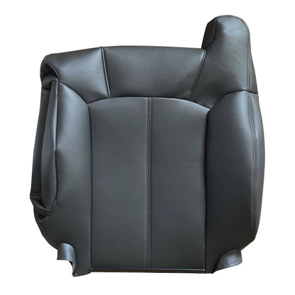 Leather Seat Cover for Chevy Silverado & GMC Sierra (1999–2002) Black