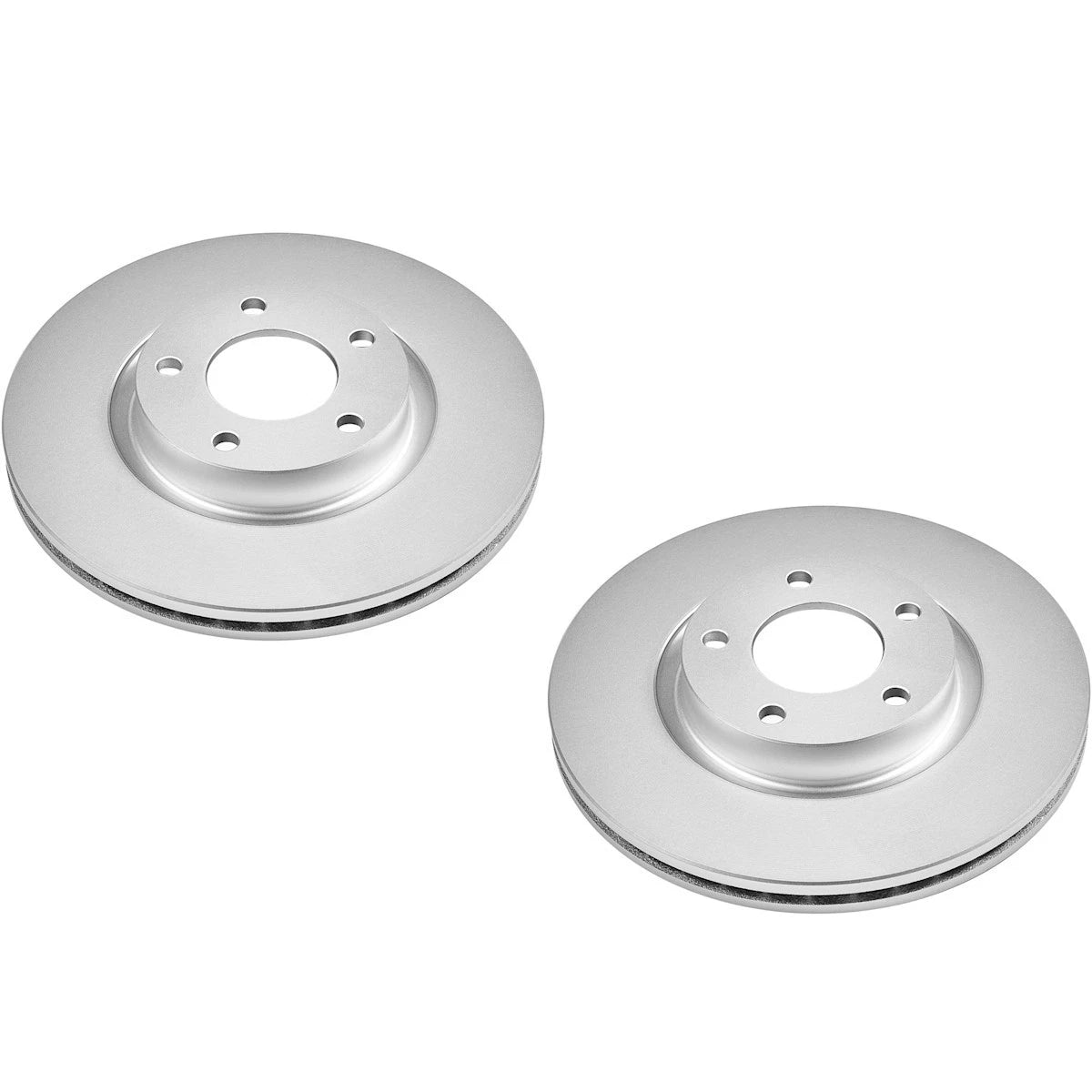 Set of 2 Powerstop Brake Discs Front for Mazda 5 (2005–2017) - SET-P15JBR1115EVC-2