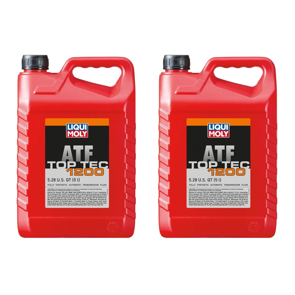 Set of 2 Liqui Moly Top Tec ATF 1200 Automatic Transmission Fluid (10L)