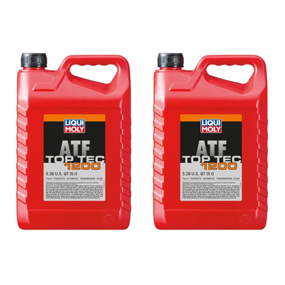 Set of 2 Liqui Moly Top Tec ATF 1200 Automatic Transmission Fluid (10L)