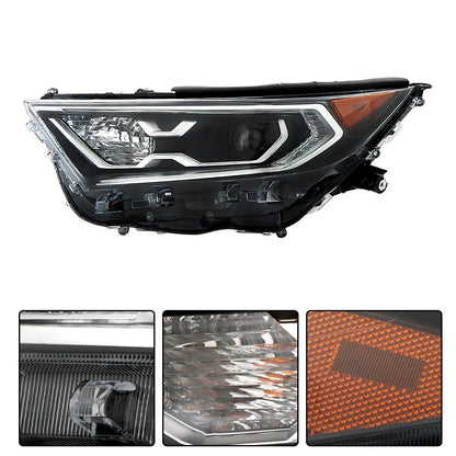 Single LED Headlight for Toyota RAV4 Hybrid XSE (2019–2022) TO2502292