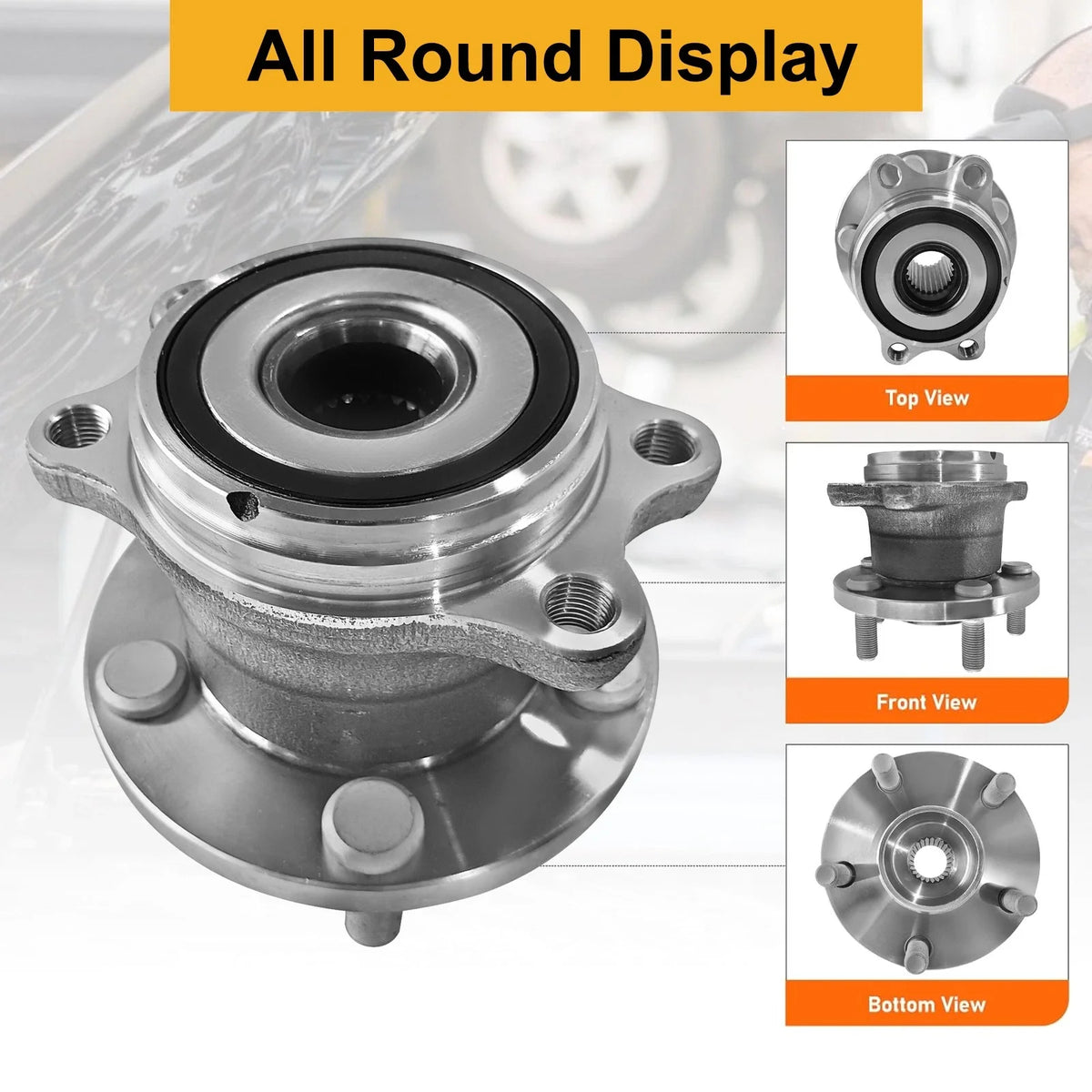 Pair Rear Wheel Bearing Hub Assembly 512293 for Subaru Outback (2005–2009)