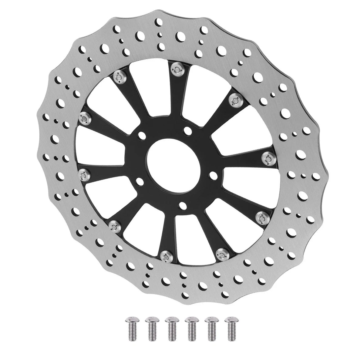 Front Brake Disc Rotor 299mm for Harley-Davidson Softail Breakout (2015–2024) Black