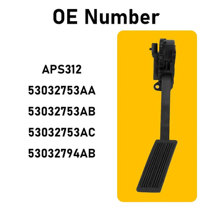 Accelerator Pedal Sensor APS312 for Dodge Ram 1500 2500 3500 (2005–2006)