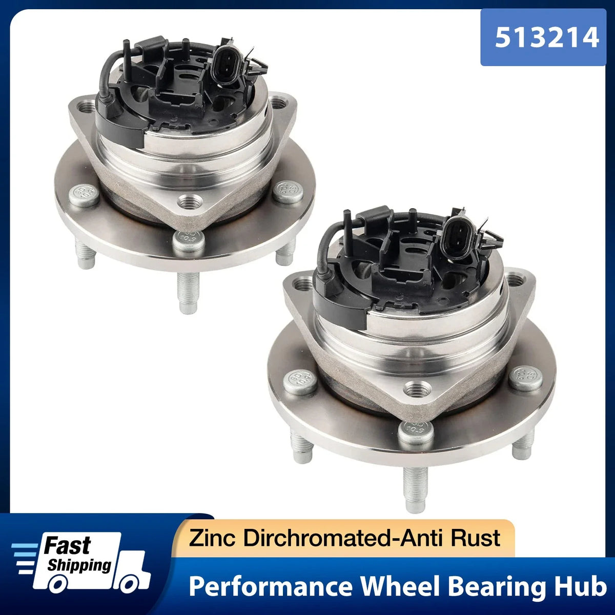 2x Front Wheel Bearing Hub for Chevrolet Malibu Pontiac G6 Saturn Aura (2008–2012)
