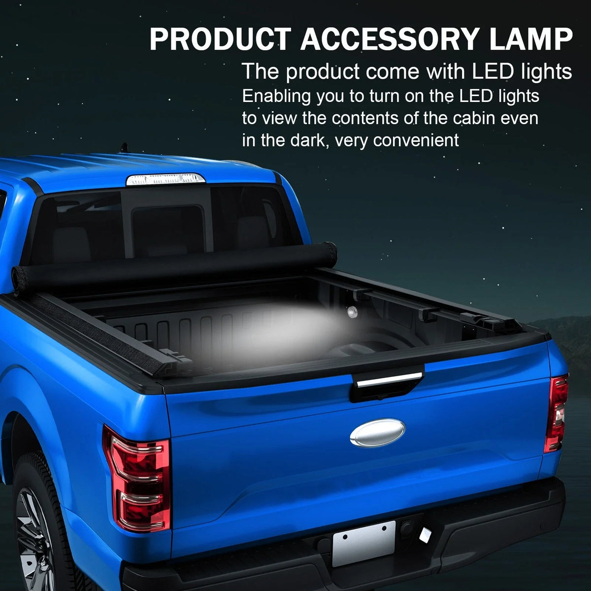 Soft Roll-Up Tonneau Cover for Ford Ranger (2019–2024) 5FT Truck Bed