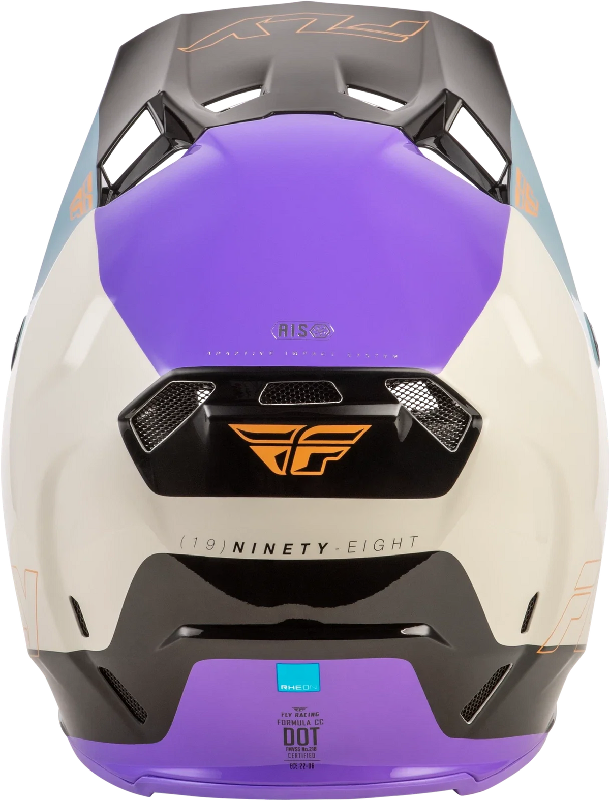 Fly Racing Formula CC Offroad Helmet for Large Size (Carbon Grey/Silver)