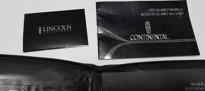 Owners Manual Case with Inserts for Lincoln Continental (1995)