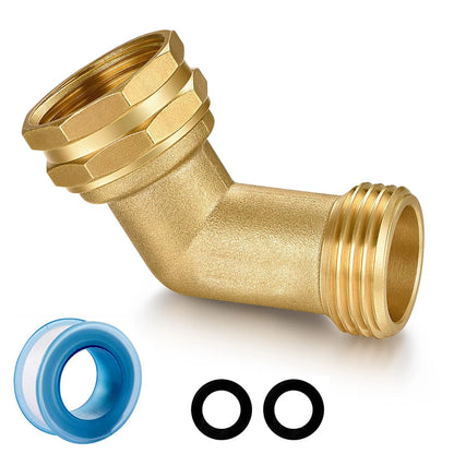 1 PCS 3/4 Inch Garden Hose Elbow Connector 45 Degrees
