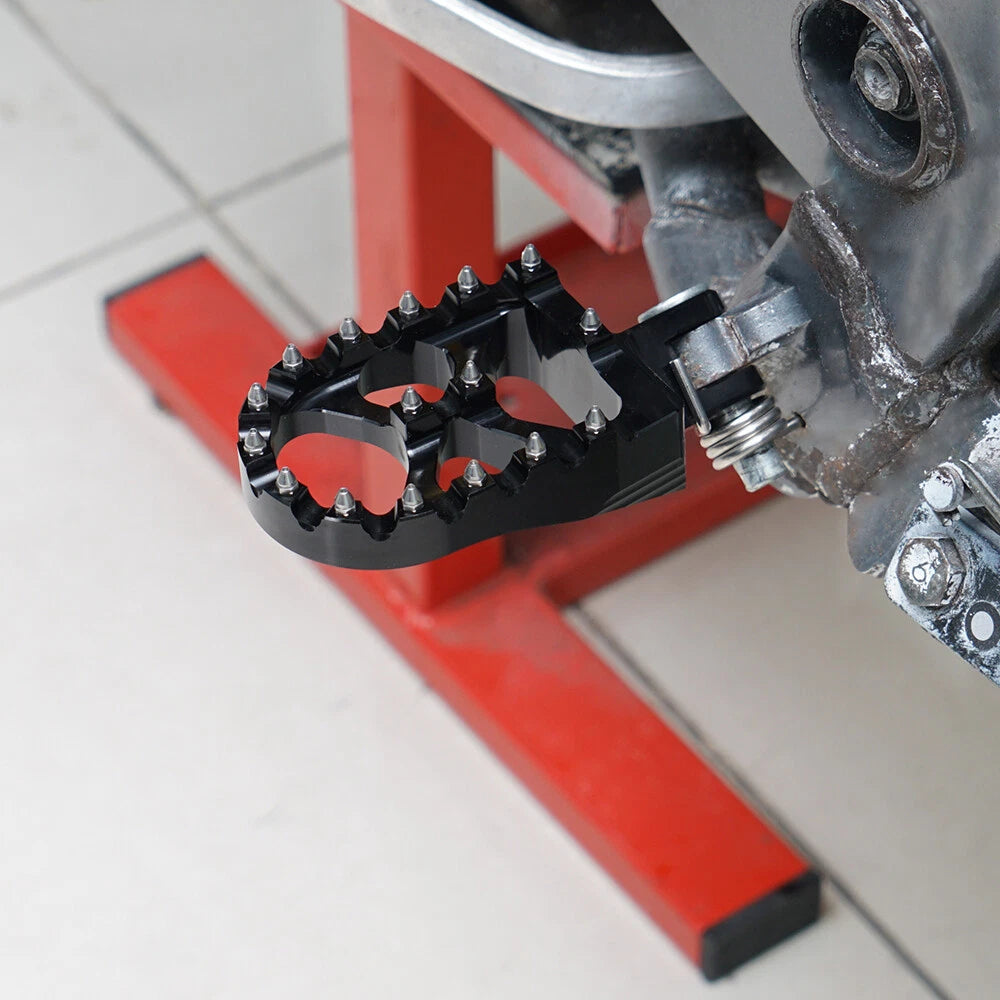 CNC Billet Wide Foot Pegs for Suzuki DRZ400S DRZ400SM (2000–2024)