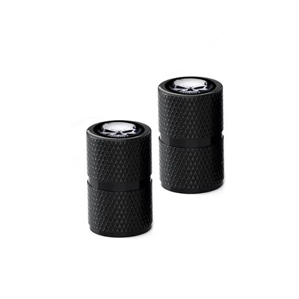 Set of 4 Valve Dust Caps Skull A for Peugeot Streetzone (Including E)