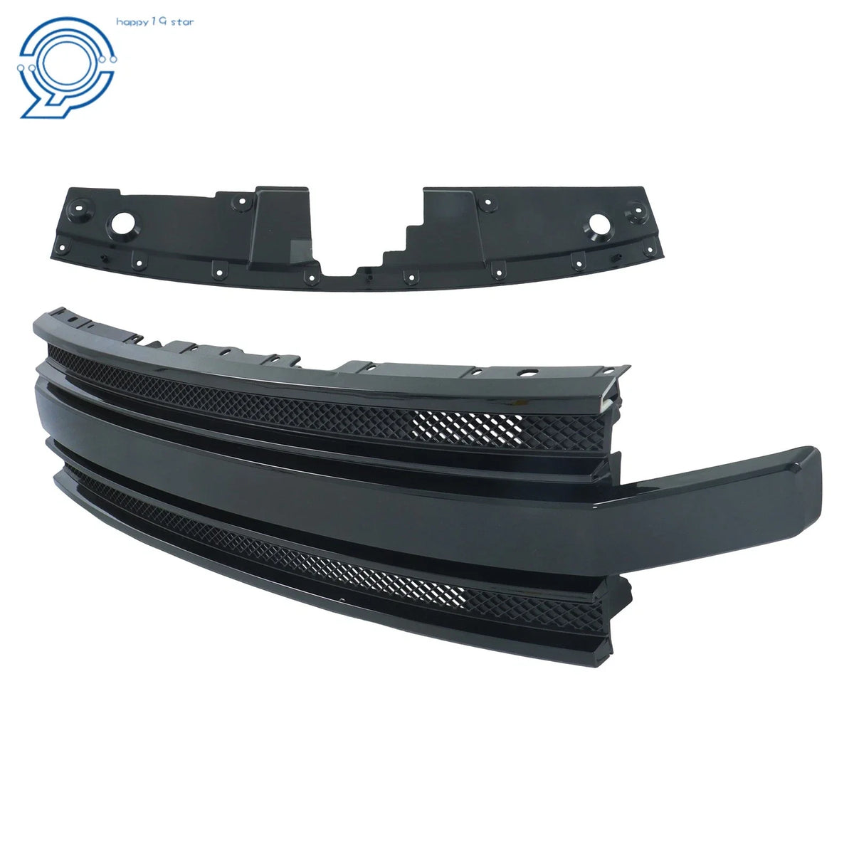 Front Upper Grille Assembly Gloss Black for Ford Flex (2013–2019)